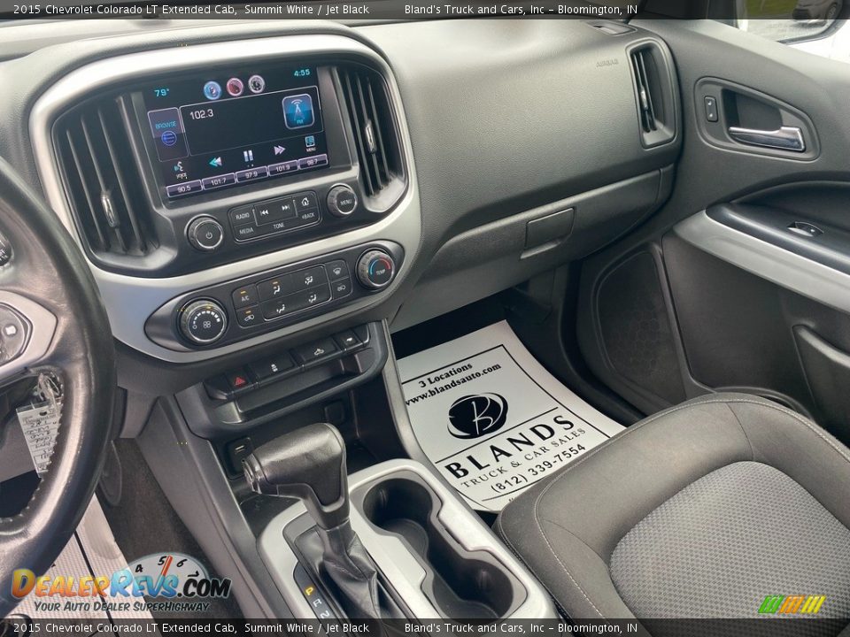 2015 Chevrolet Colorado LT Extended Cab Summit White / Jet Black Photo #22