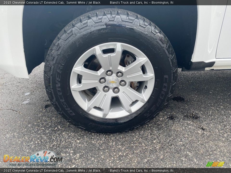 2015 Chevrolet Colorado LT Extended Cab Summit White / Jet Black Photo #34