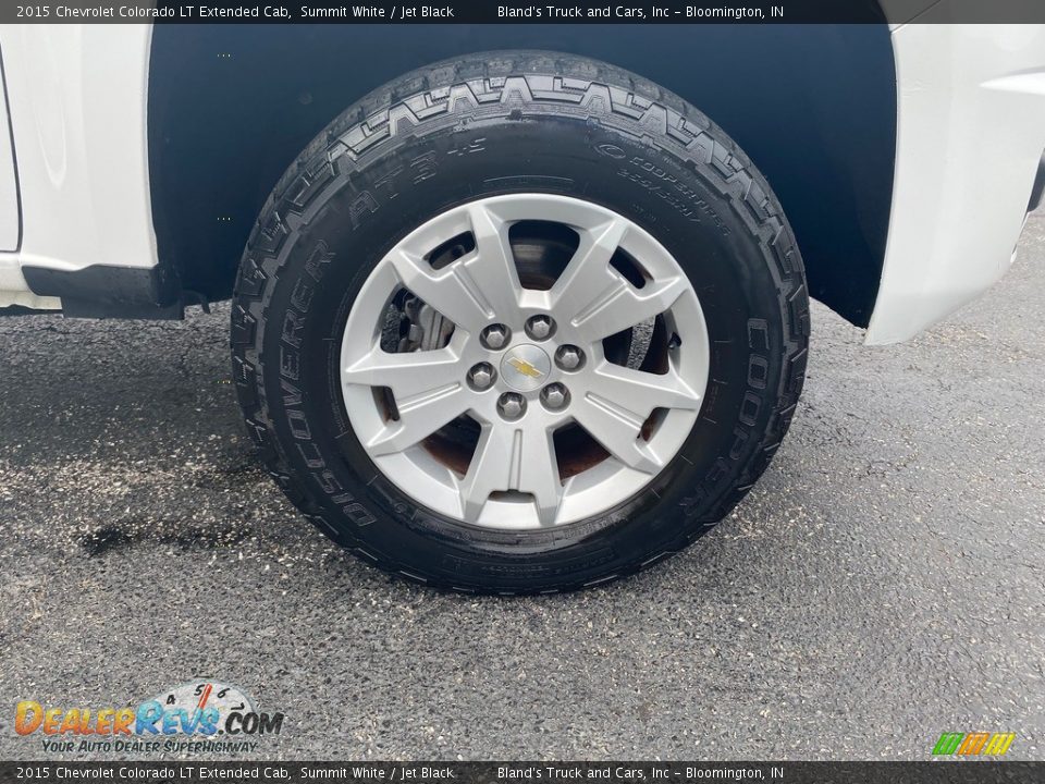 2015 Chevrolet Colorado LT Extended Cab Summit White / Jet Black Photo #35