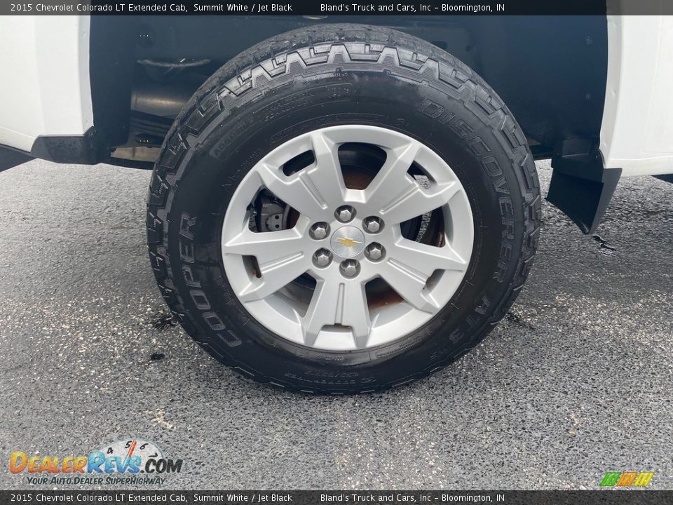 2015 Chevrolet Colorado LT Extended Cab Summit White / Jet Black Photo #36