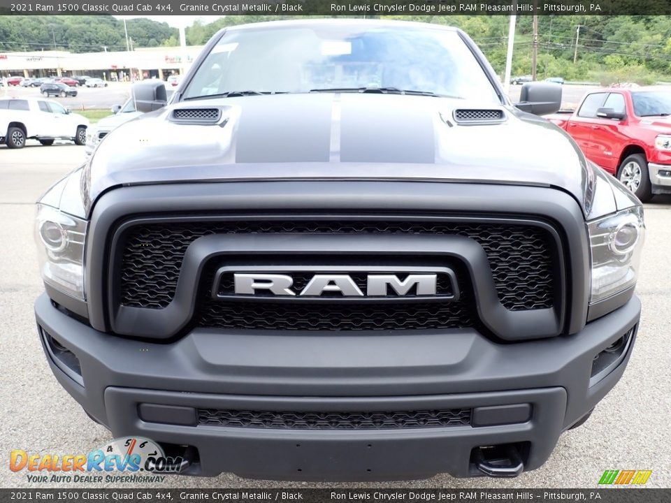 2021 Ram 1500 Classic Quad Cab 4x4 Granite Crystal Metallic / Black Photo #8