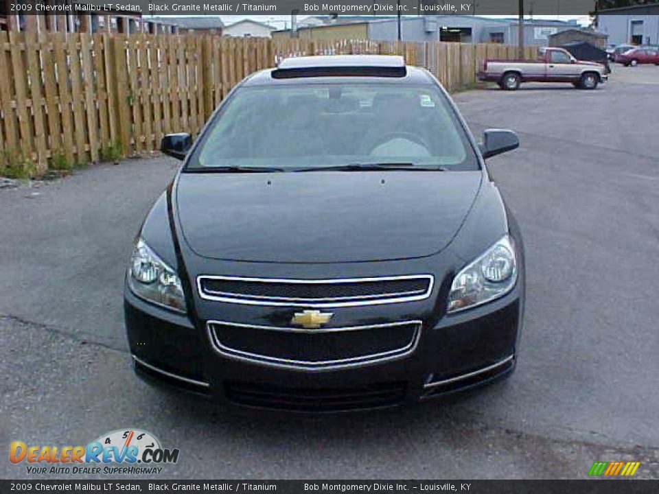 2009 Chevrolet Malibu LT Sedan Black Granite Metallic / Titanium Photo #2