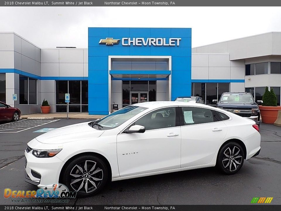 2018 Chevrolet Malibu LT Summit White / Jet Black Photo #1