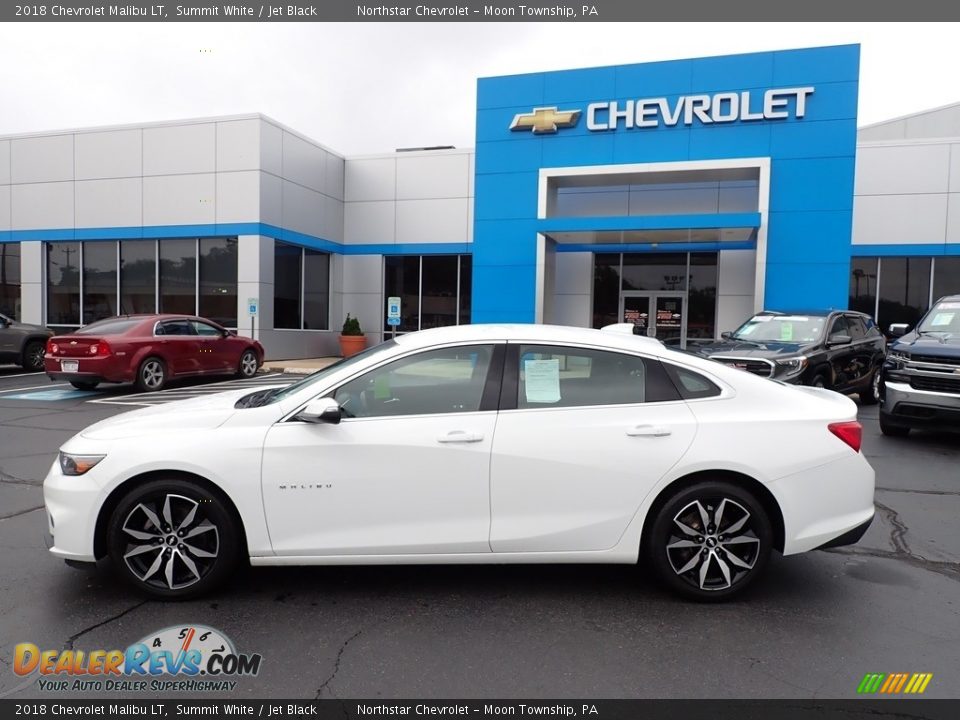 2018 Chevrolet Malibu LT Summit White / Jet Black Photo #3