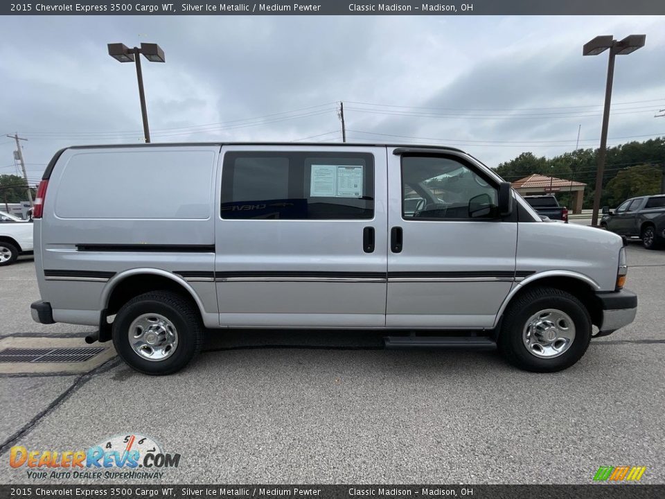 Silver Ice Metallic 2015 Chevrolet Express 3500 Cargo WT Photo #3