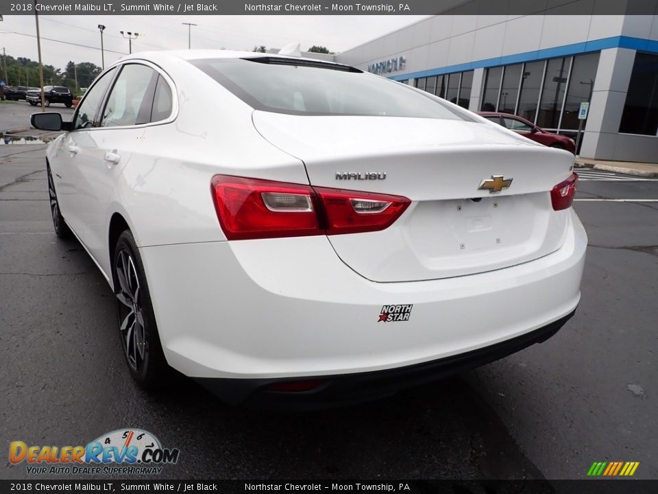 2018 Chevrolet Malibu LT Summit White / Jet Black Photo #5