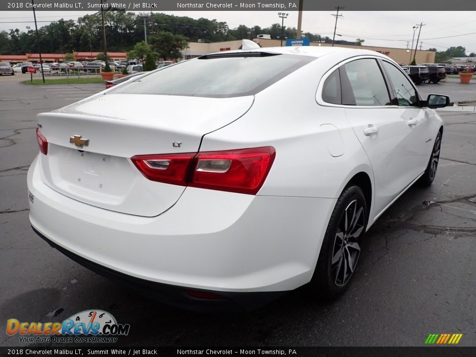 2018 Chevrolet Malibu LT Summit White / Jet Black Photo #8