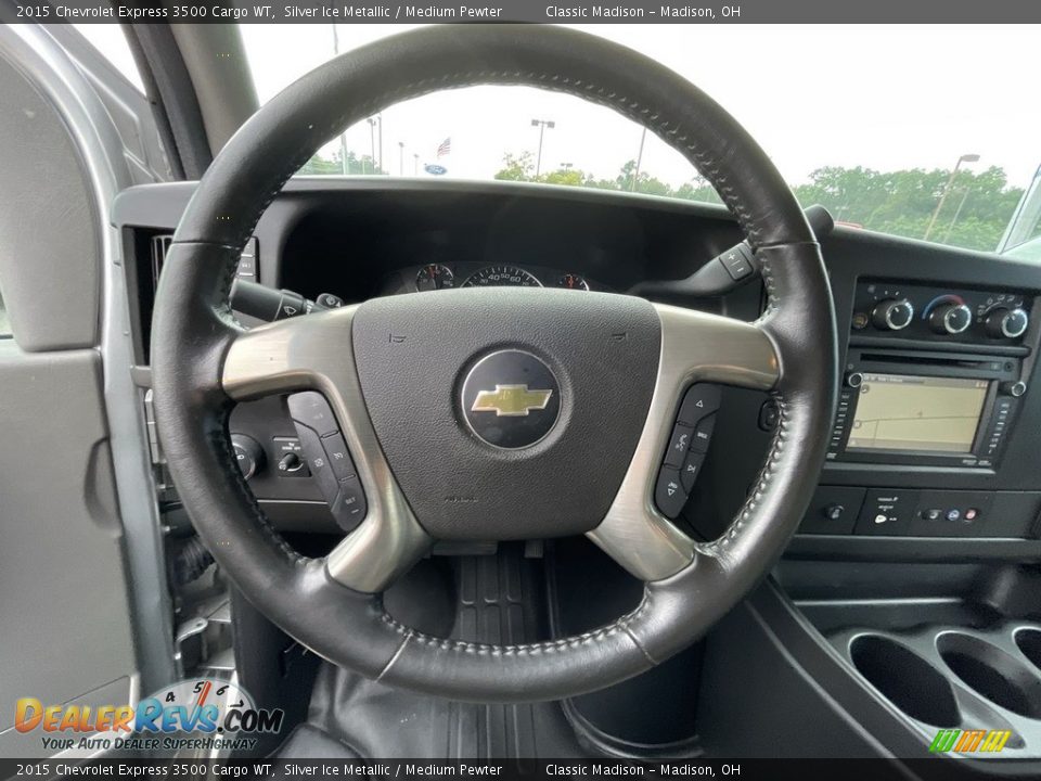 2015 Chevrolet Express 3500 Cargo WT Steering Wheel Photo #7