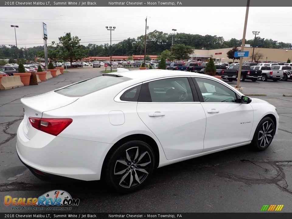 2018 Chevrolet Malibu LT Summit White / Jet Black Photo #9