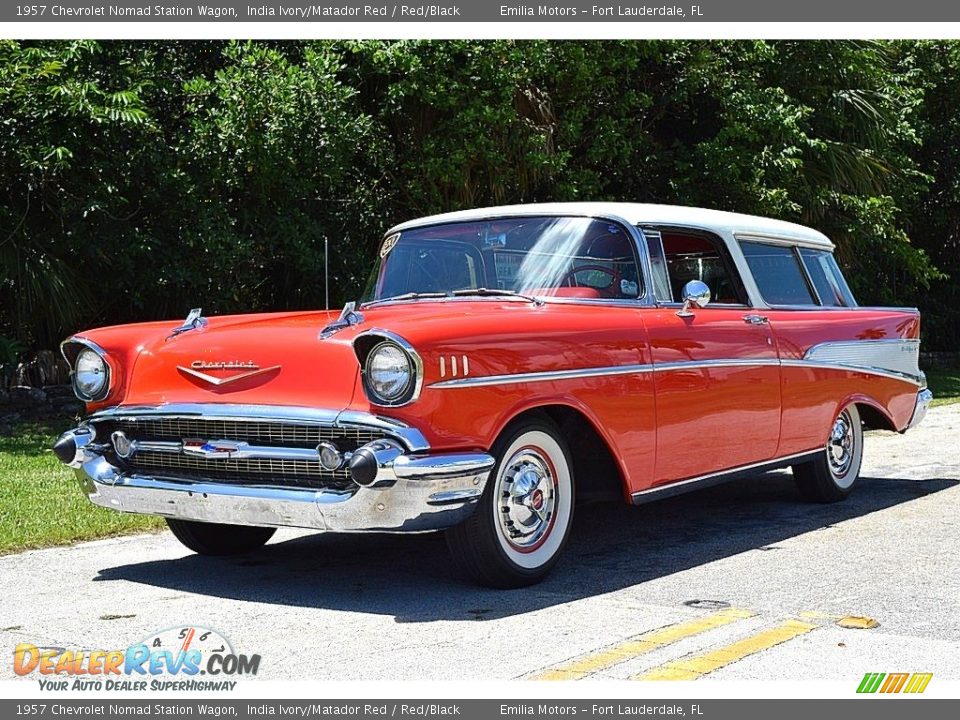 Front 3/4 View of 1957 Chevrolet Nomad Station Wagon Photo #10