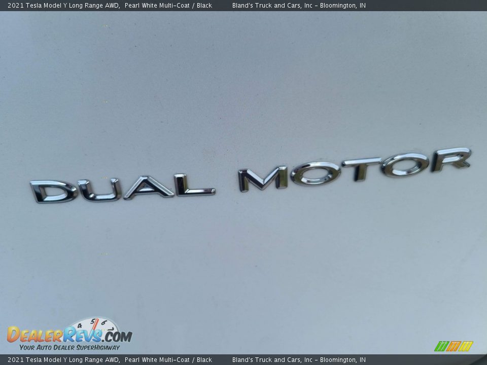 2021 Tesla Model Y Long Range AWD Pearl White Multi-Coat / Black Photo #10