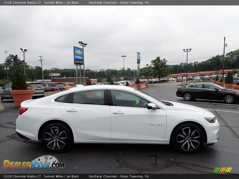 2018 Chevrolet Malibu LT Summit White / Jet Black Photo #10