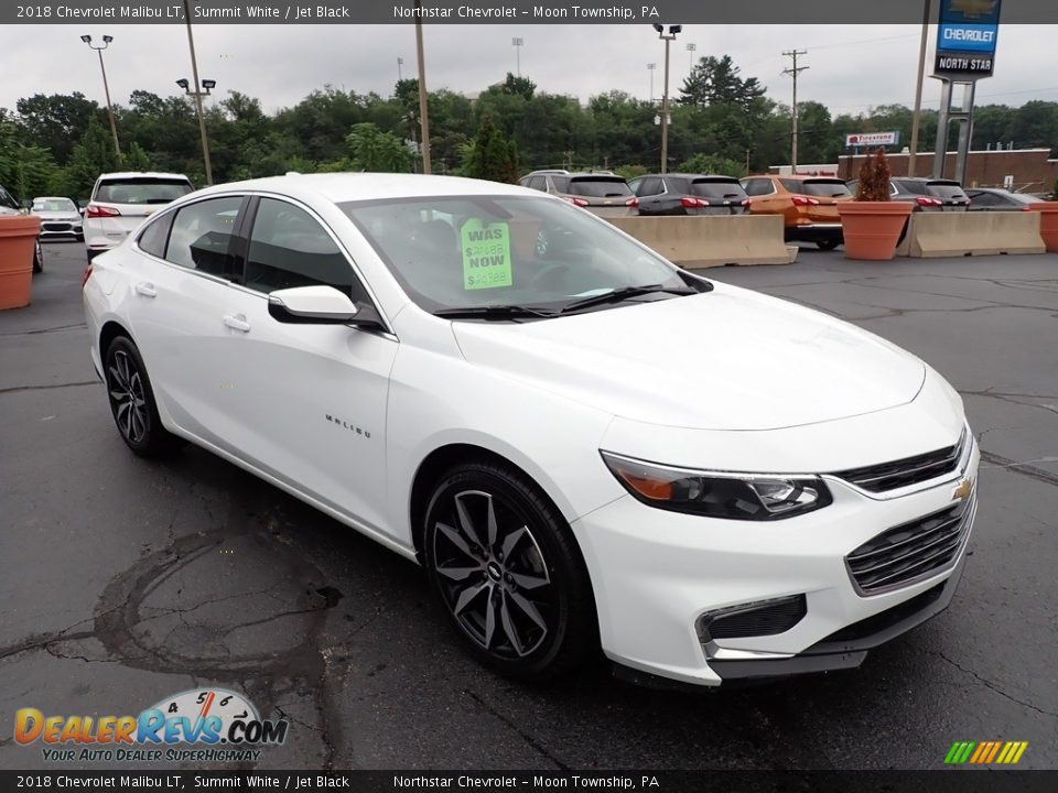 2018 Chevrolet Malibu LT Summit White / Jet Black Photo #11