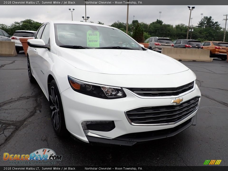 2018 Chevrolet Malibu LT Summit White / Jet Black Photo #12