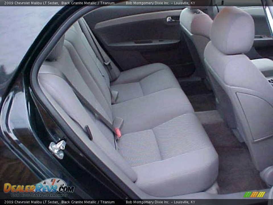 2009 Chevrolet Malibu LT Sedan Black Granite Metallic / Titanium Photo #7