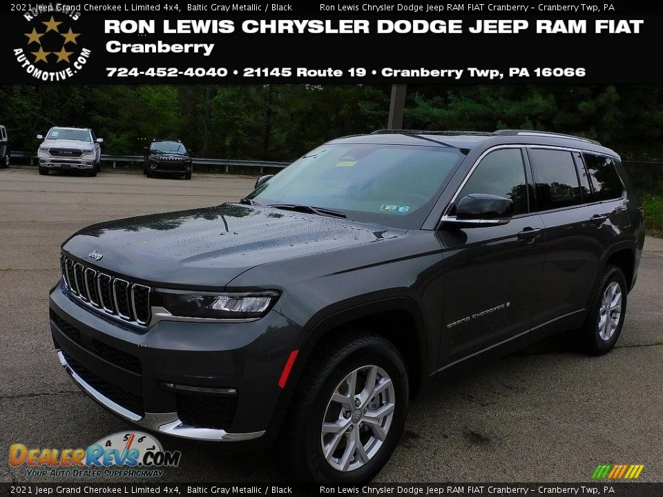 2021 Jeep Grand Cherokee L Limited 4x4 Baltic Gray Metallic / Black Photo #1