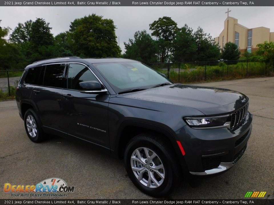 2021 Jeep Grand Cherokee L Limited 4x4 Baltic Gray Metallic / Black Photo #3