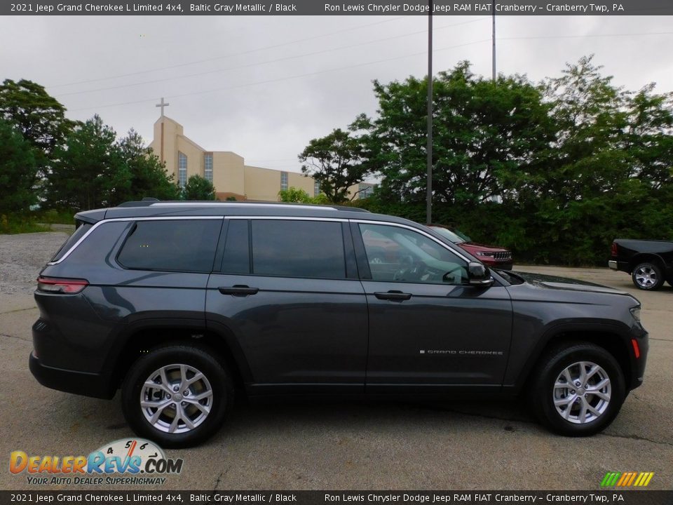 2021 Jeep Grand Cherokee L Limited 4x4 Baltic Gray Metallic / Black Photo #4