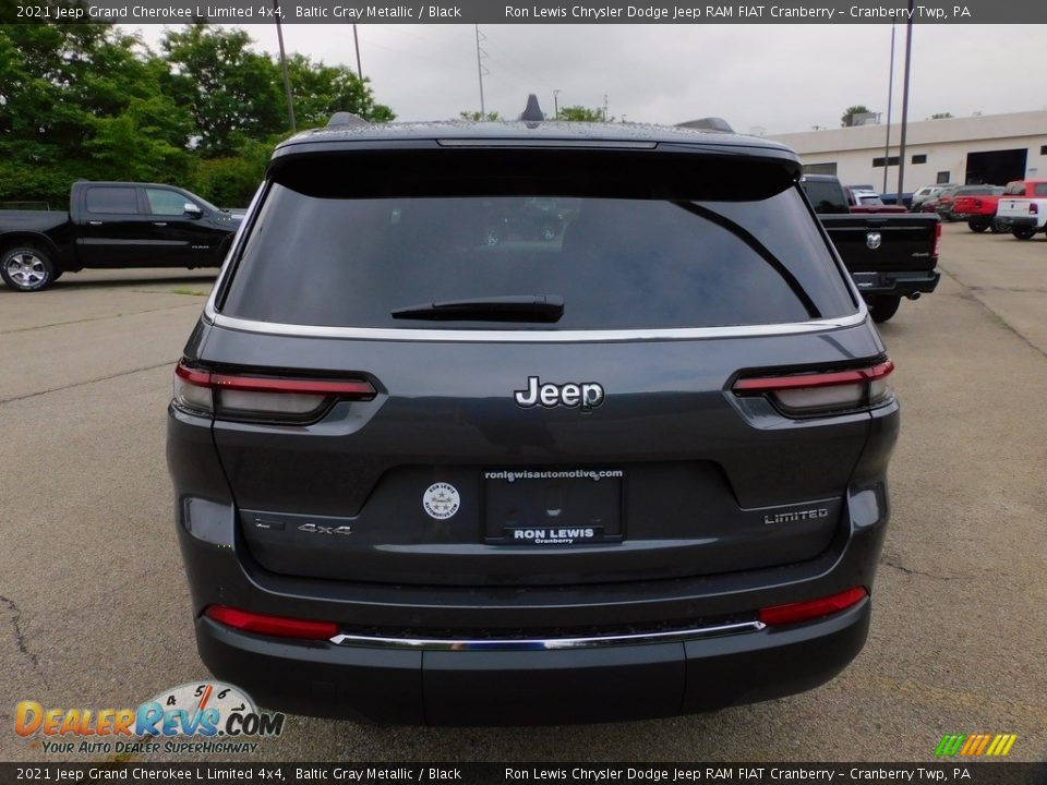 2021 Jeep Grand Cherokee L Limited 4x4 Baltic Gray Metallic / Black Photo #6