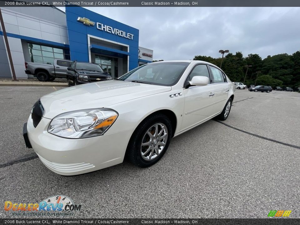 2008 Buick Lucerne CXL White Diamond Tricoat / Cocoa/Cashmere Photo #1
