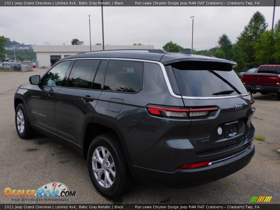 2021 Jeep Grand Cherokee L Limited 4x4 Baltic Gray Metallic / Black Photo #8