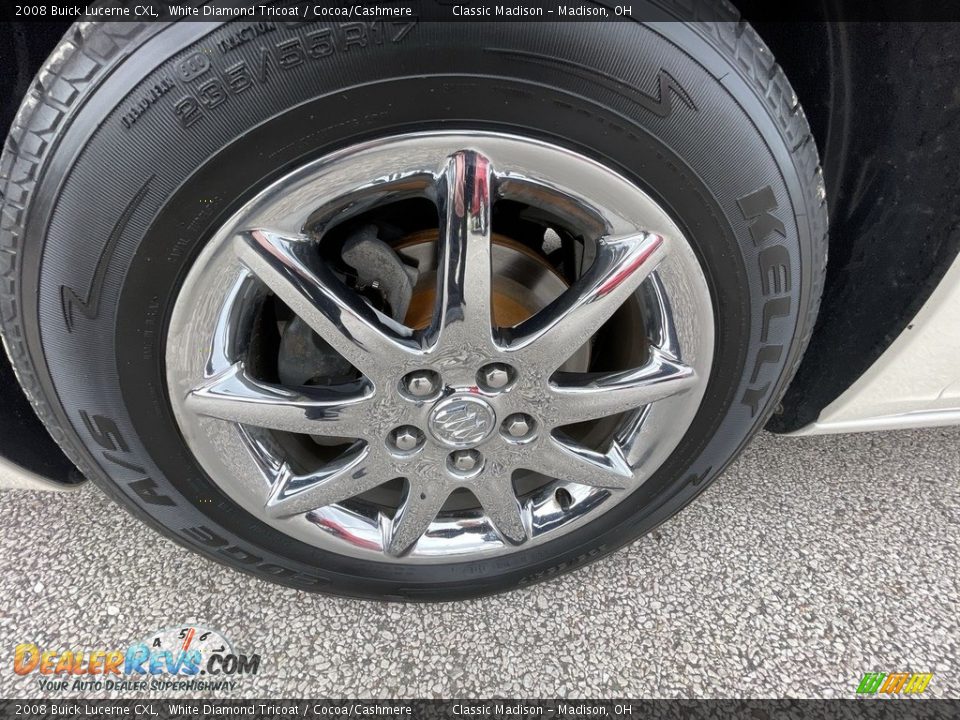 2008 Buick Lucerne CXL White Diamond Tricoat / Cocoa/Cashmere Photo #5