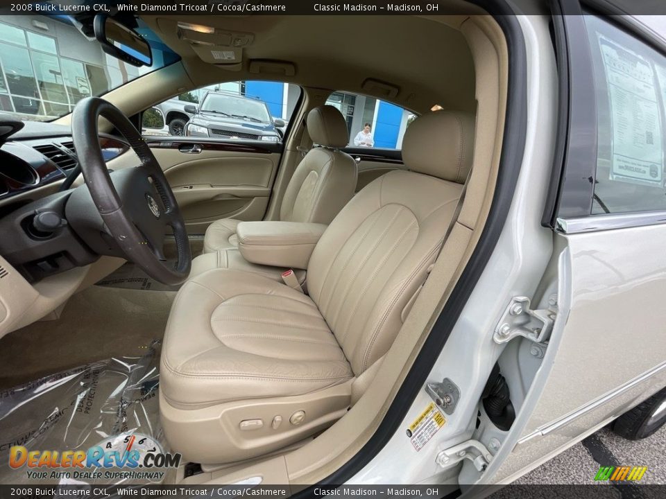 2008 Buick Lucerne CXL White Diamond Tricoat / Cocoa/Cashmere Photo #6