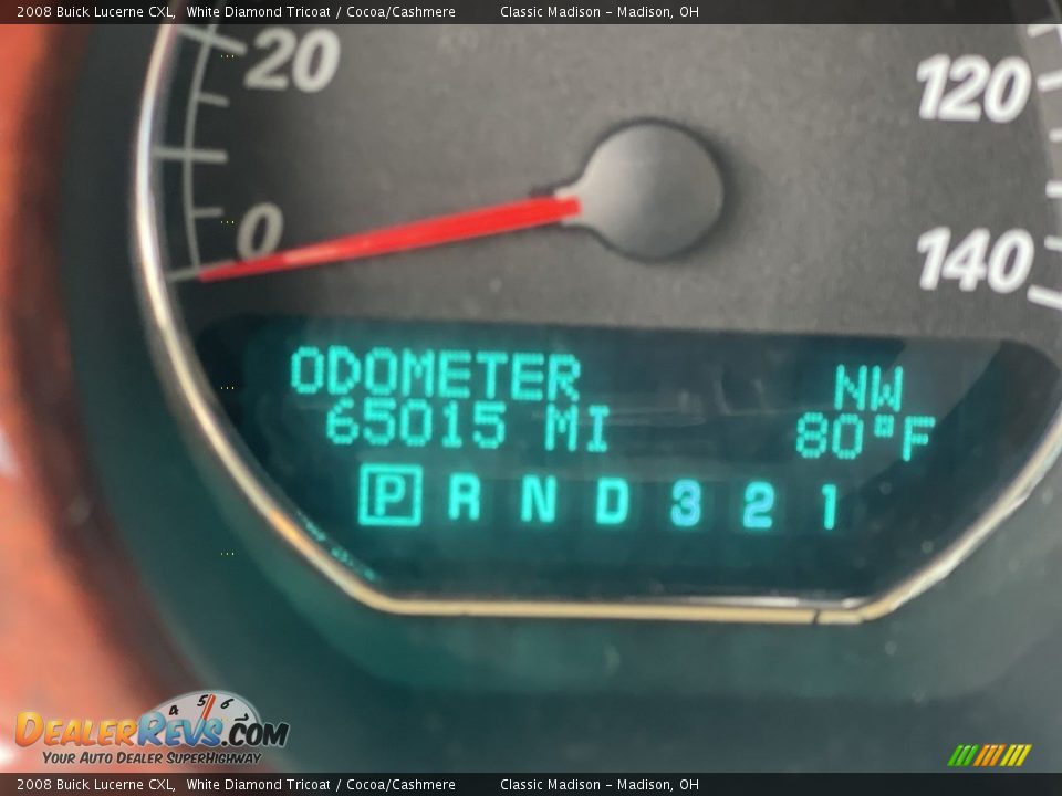 2008 Buick Lucerne CXL White Diamond Tricoat / Cocoa/Cashmere Photo #7