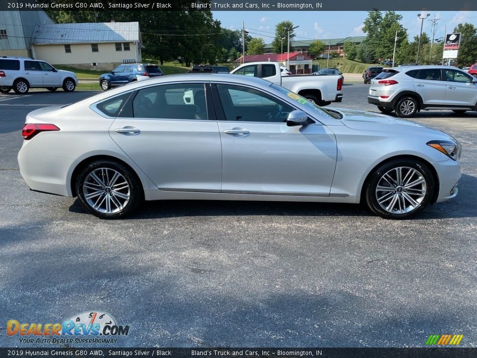 2019 Hyundai Genesis G80 AWD Santiago Silver / Black Photo #5