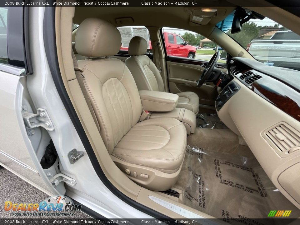 2008 Buick Lucerne CXL White Diamond Tricoat / Cocoa/Cashmere Photo #9
