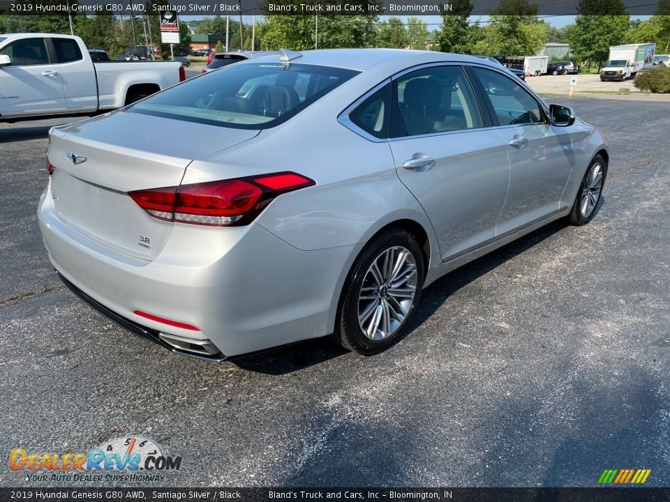 2019 Hyundai Genesis G80 AWD Santiago Silver / Black Photo #6