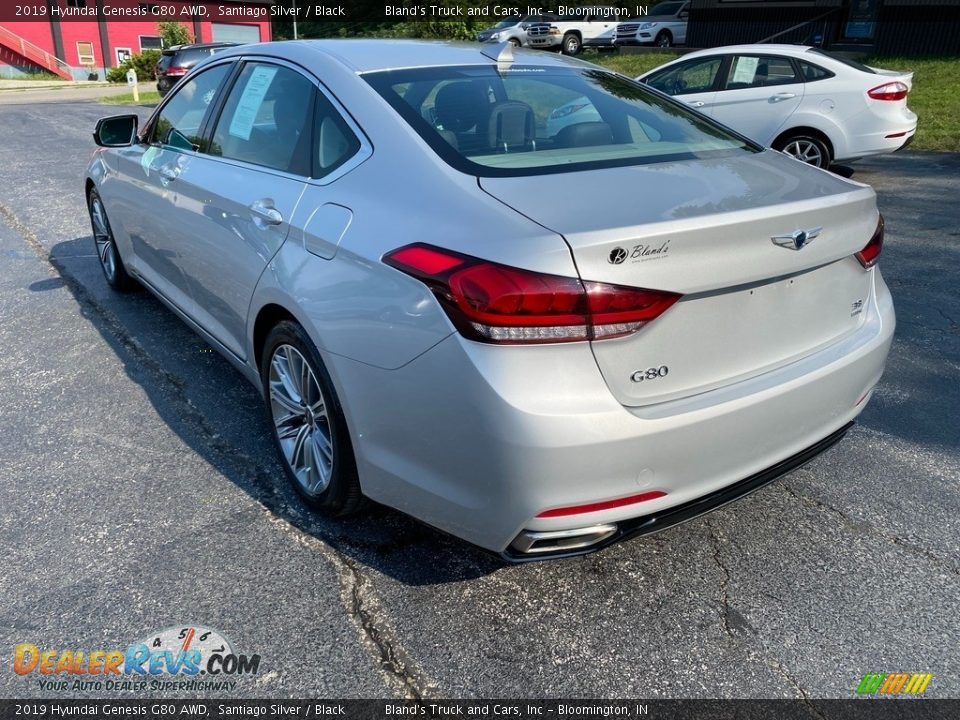 2019 Hyundai Genesis G80 AWD Santiago Silver / Black Photo #8