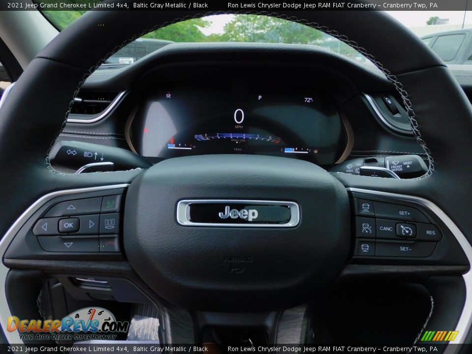 2021 Jeep Grand Cherokee L Limited 4x4 Baltic Gray Metallic / Black Photo #20