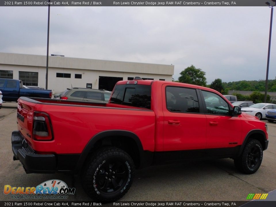 2021 Ram 1500 Rebel Crew Cab 4x4 Flame Red / Black Photo #4