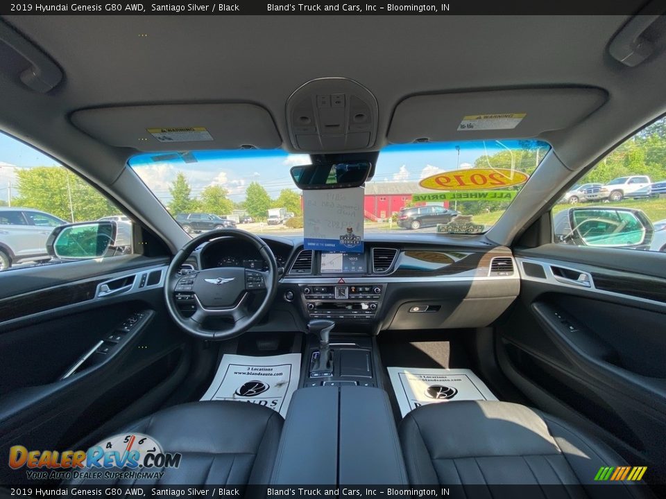 2019 Hyundai Genesis G80 AWD Santiago Silver / Black Photo #13