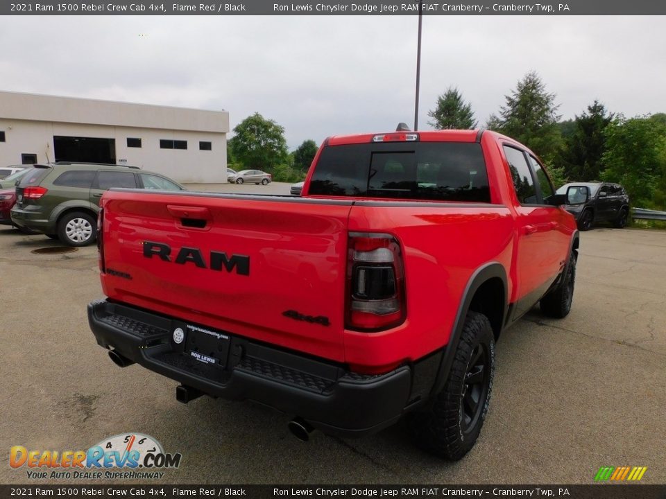 2021 Ram 1500 Rebel Crew Cab 4x4 Flame Red / Black Photo #5