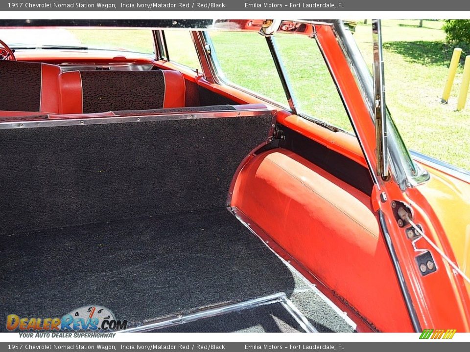 1957 Chevrolet Nomad Station Wagon India Ivory/Matador Red / Red/Black Photo #53