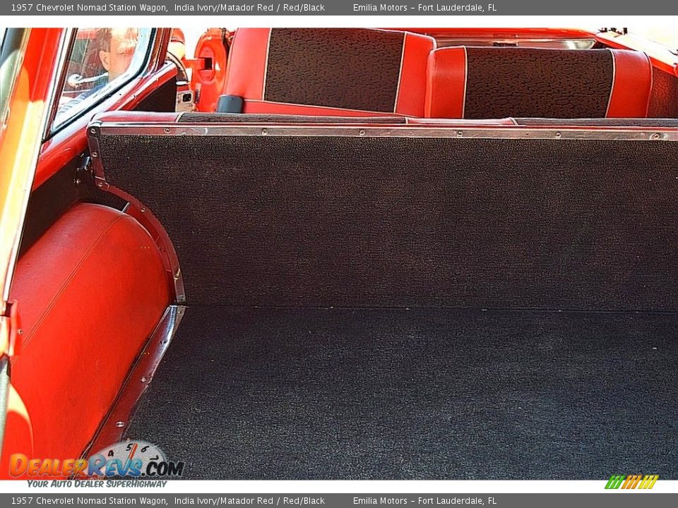 1957 Chevrolet Nomad Station Wagon India Ivory/Matador Red / Red/Black Photo #54