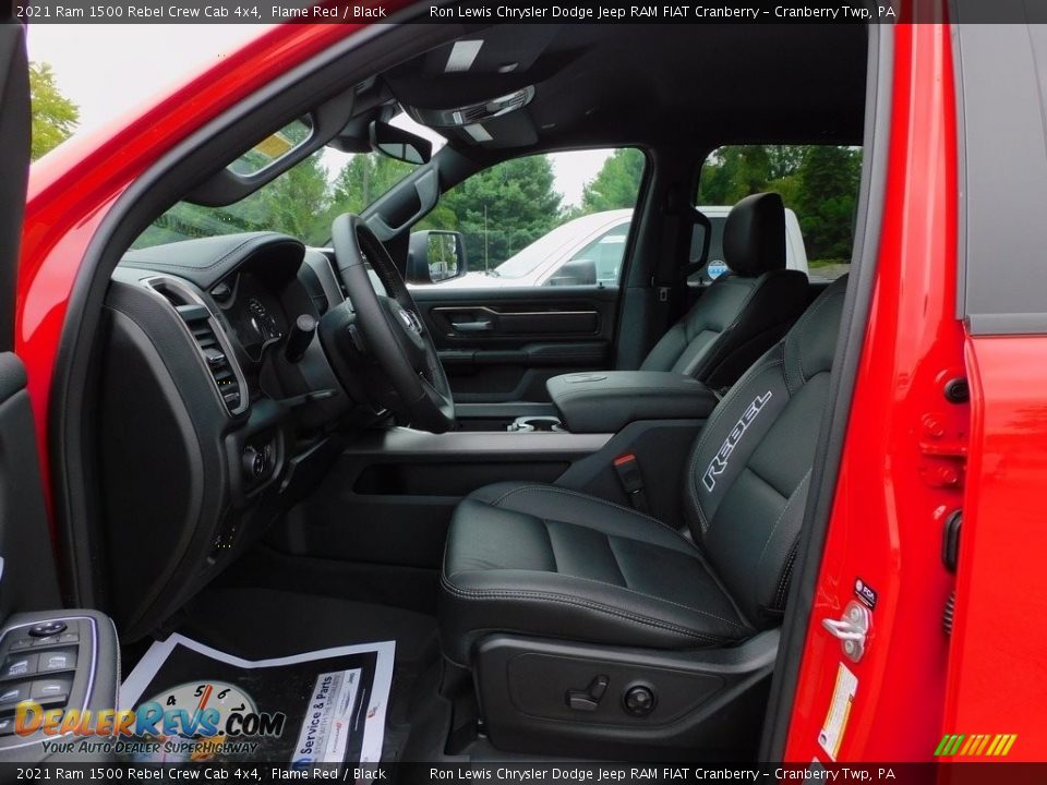 2021 Ram 1500 Rebel Crew Cab 4x4 Flame Red / Black Photo #11