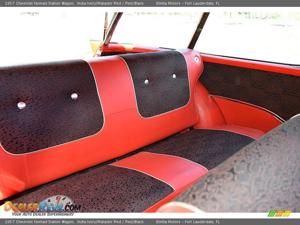 Rear Seat of 1957 Chevrolet Nomad Station Wagon Photo #64