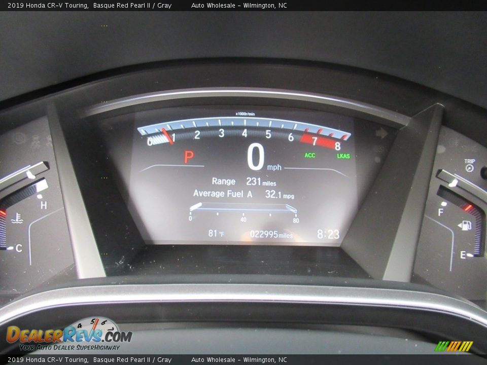 2019 Honda CR-V Touring Basque Red Pearl II / Gray Photo #16