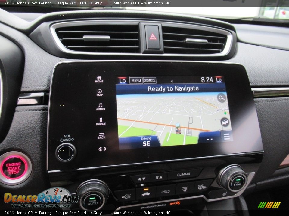 2019 Honda CR-V Touring Basque Red Pearl II / Gray Photo #17