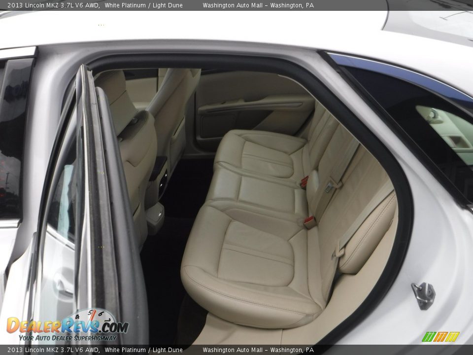 2013 Lincoln MKZ 3.7L V6 AWD White Platinum / Light Dune Photo #29