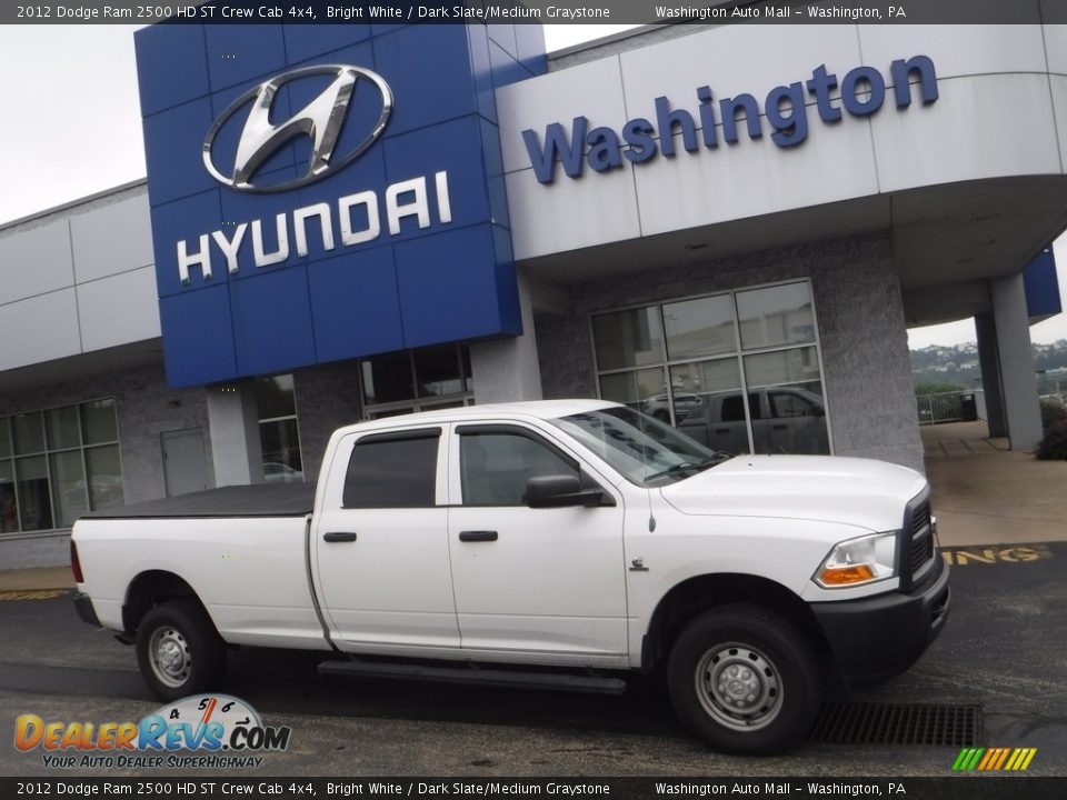 2012 Dodge Ram 2500 HD ST Crew Cab 4x4 Bright White / Dark Slate/Medium Graystone Photo #2