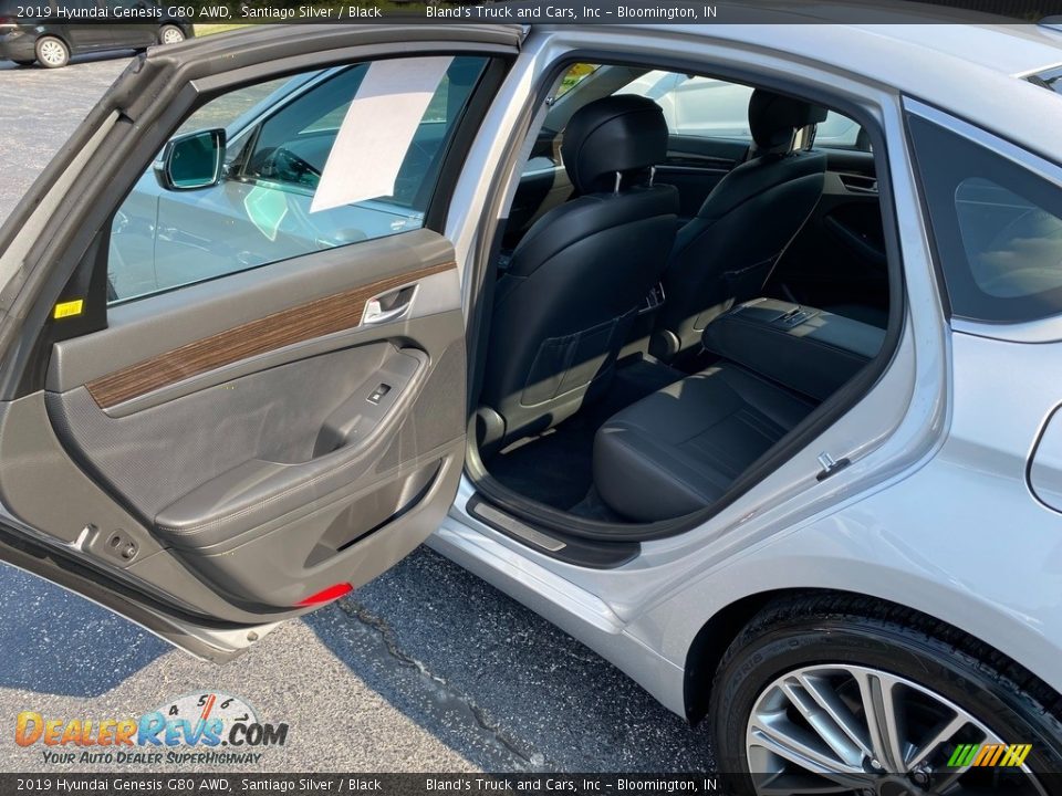 2019 Hyundai Genesis G80 AWD Santiago Silver / Black Photo #35