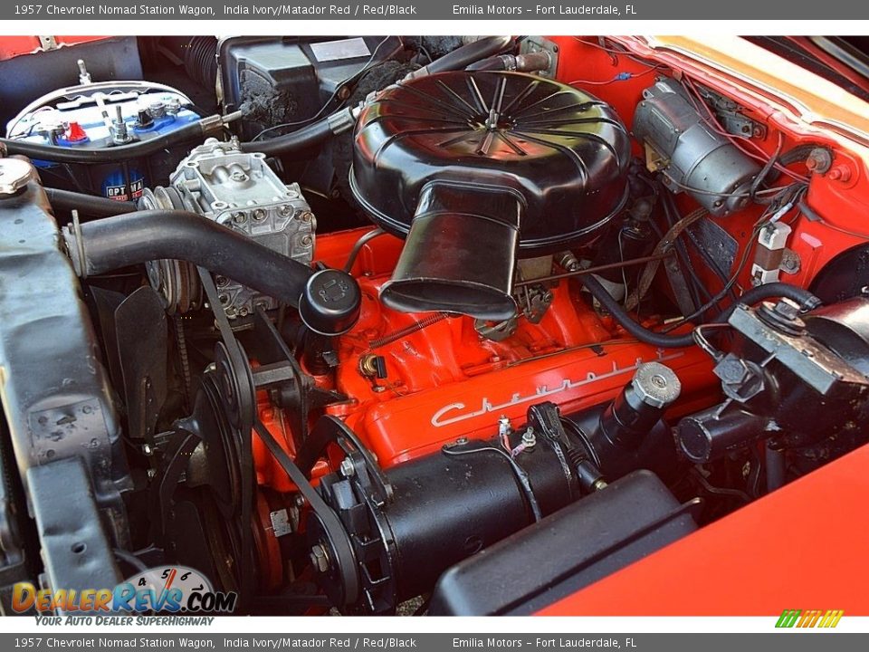 1957 Chevrolet Nomad Station Wagon 283 cid OHV 16-Valve V8 Engine Photo #79