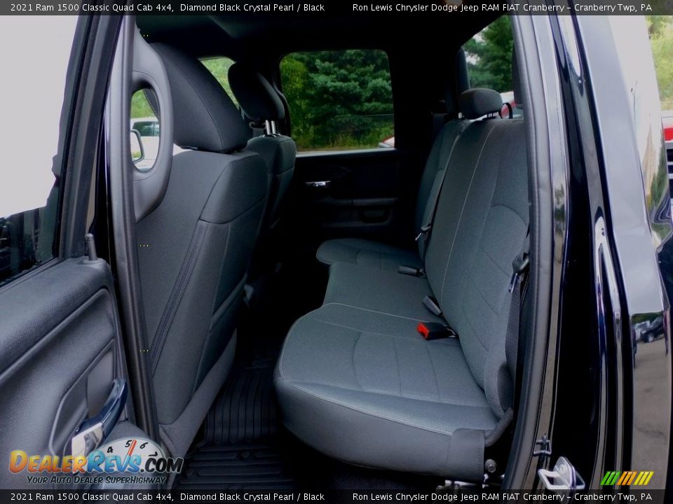2021 Ram 1500 Classic Quad Cab 4x4 Diamond Black Crystal Pearl / Black Photo #12