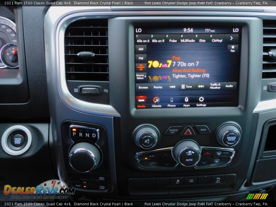 2021 Ram 1500 Classic Quad Cab 4x4 Diamond Black Crystal Pearl / Black Photo #15
