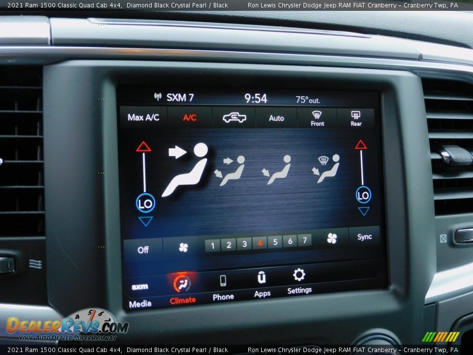 2021 Ram 1500 Classic Quad Cab 4x4 Diamond Black Crystal Pearl / Black Photo #16