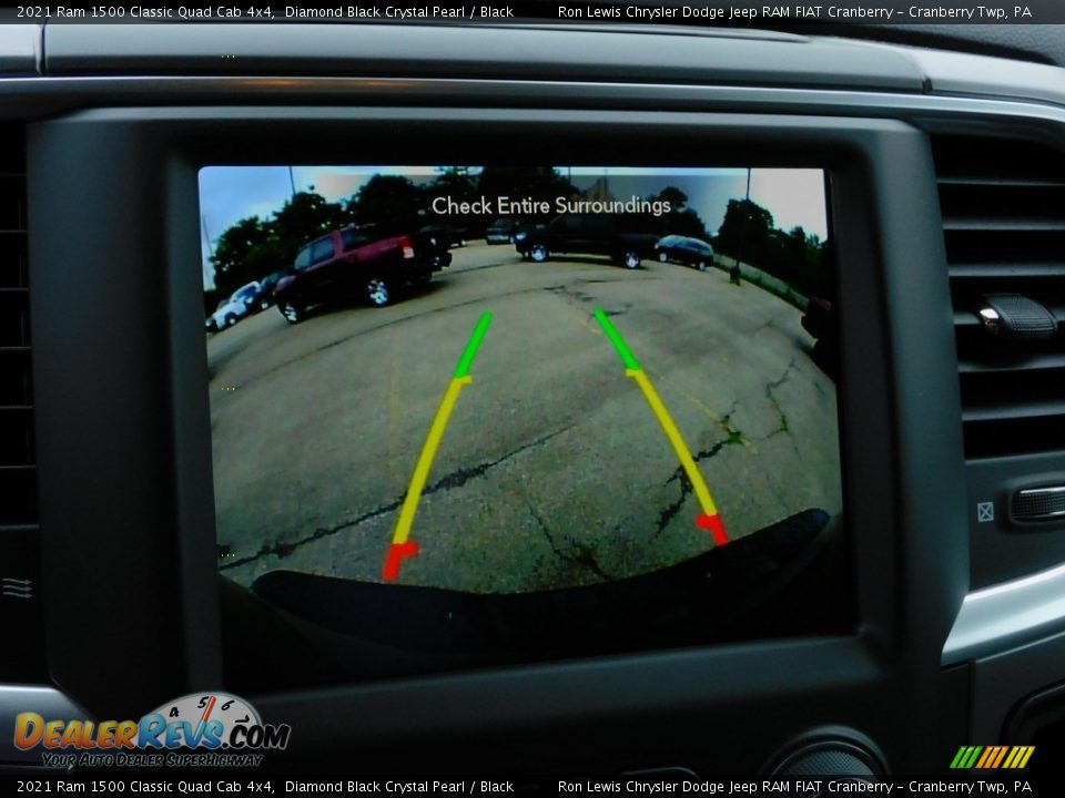 2021 Ram 1500 Classic Quad Cab 4x4 Diamond Black Crystal Pearl / Black Photo #17